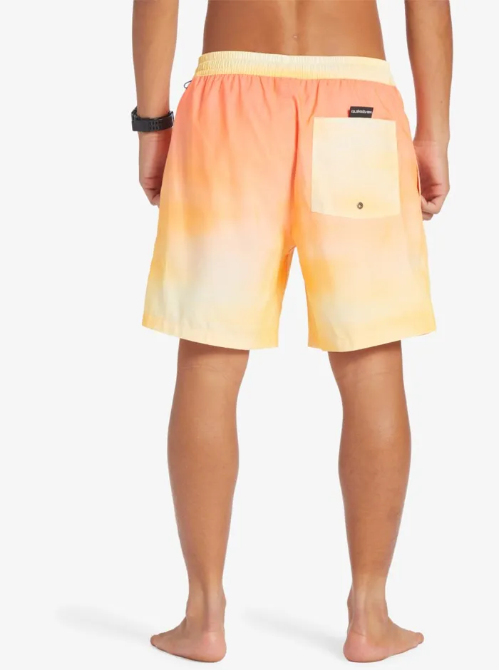 Quiksilver Everyday Breeze 17034 Volleys Copper Tan Mens Elastic Waist Quiksilver Everyday Breeze 17034 Volleys Copper Tan Mens Elastic Waist
