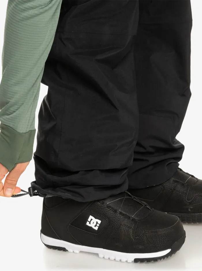 Quiksilver Highline Pro Insulated 3L GORETEX Snow Bib Pants True Black Mens Snow Pants
