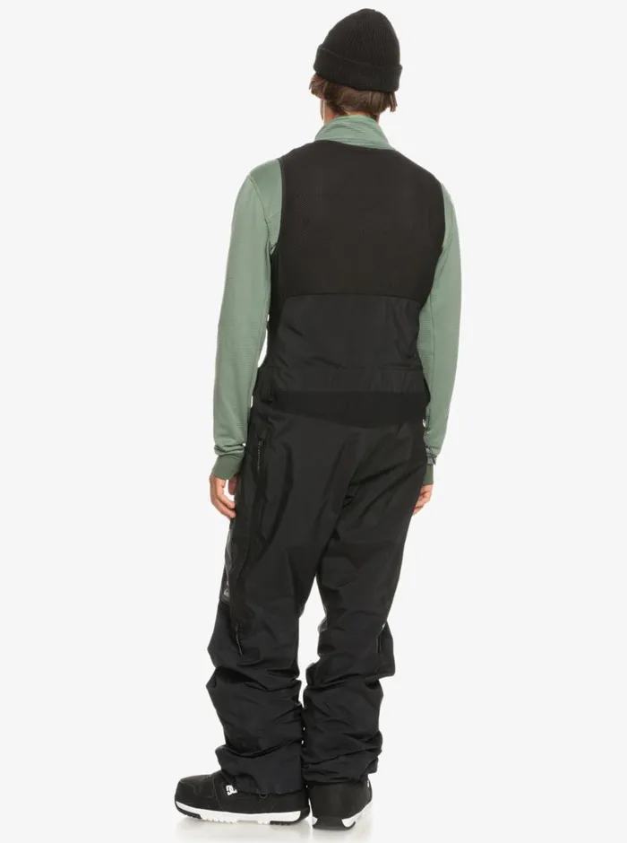 Quiksilver Highline Pro Insulated 3L GORETEX Snow Bib Pants True Black Mens Snow Pants