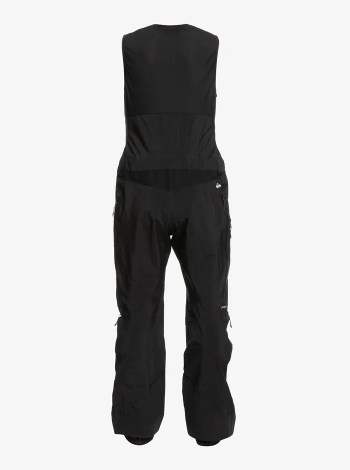 Quiksilver Highline Pro Insulated 3L GORETEX Snow Bib Pants True Black Mens Snow Pants