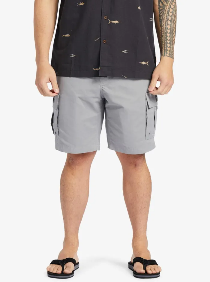 Quiksilver Maldive Atoll Cargo 20034 Shorts Sharkskin MensWaterman Shorts and Amphibians