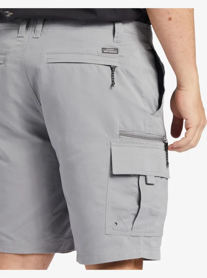 Quiksilver Maldive Atoll Cargo 20034 Shorts Sharkskin MensWaterman Shorts and Amphibians