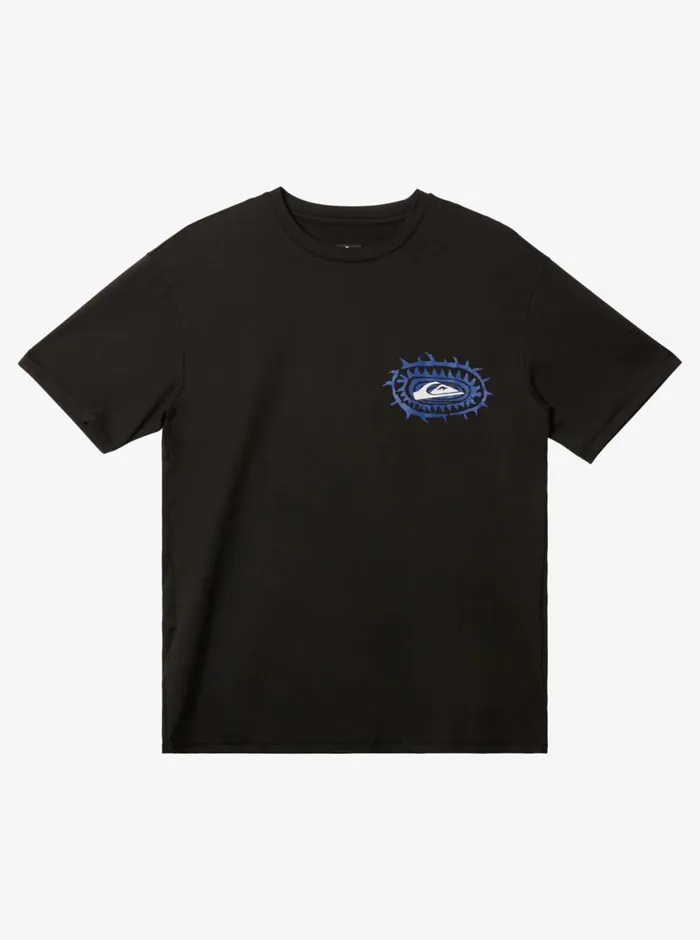 Quiksilver Mix Session UPF 50 Short Sleeve Surf Tee Black Mens Rashguards Quiksilver Mix Session UPF 50 Short Sleeve Surf Tee Black Mens Rashguards
