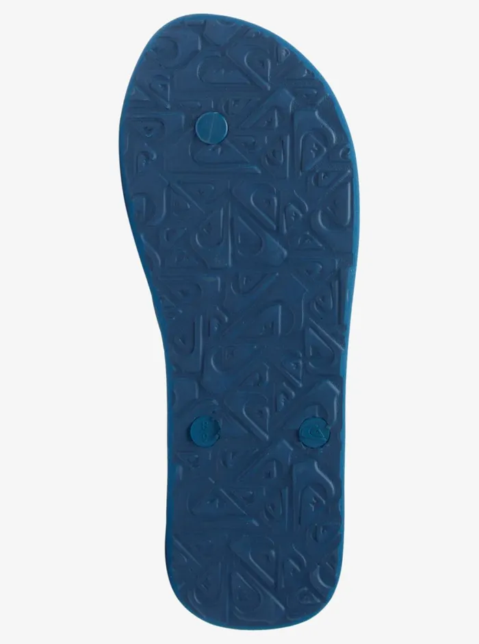 Quiksilver Molokai Art FlipFlops Blueblackyellow Mens Sandals