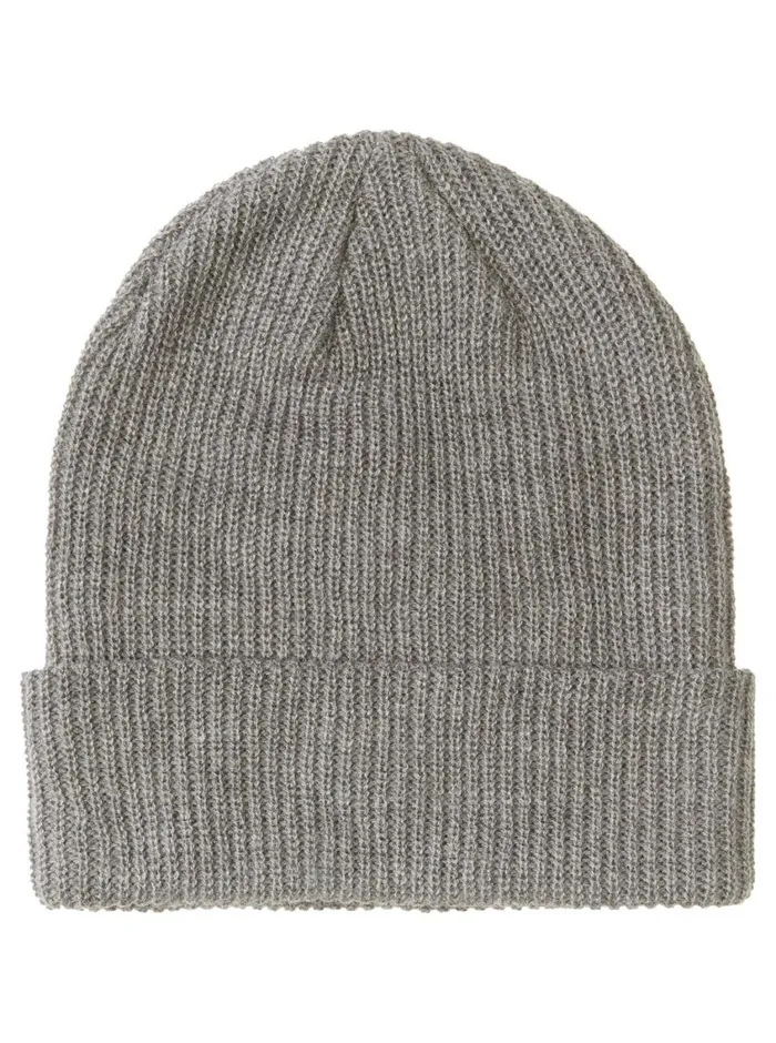 Quiksilver Performer Cuff Beanie Medium Grey Wash Mens Accessories
