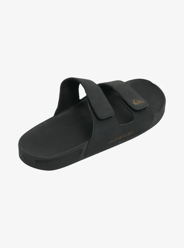 Quiksilver Rivi Leather Double Adjust Sandals Black 1 Mens Sandals Quiksilver Rivi Leather Double Adjust Sandals Black 1 Mens Sandals