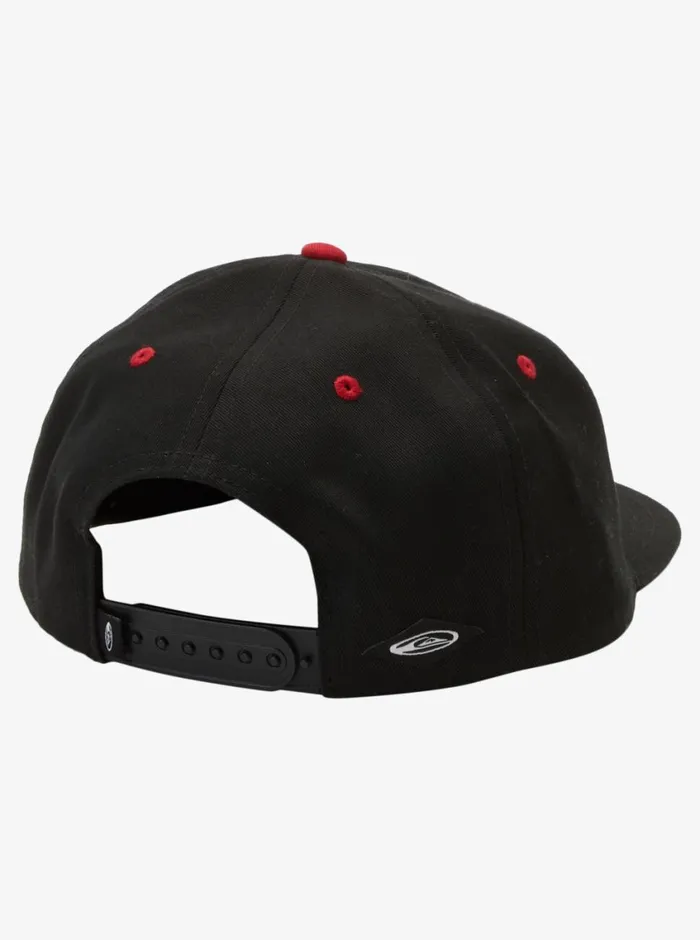 Quiksilver Saturn Crawler Snapback Hat Black Mens Hats