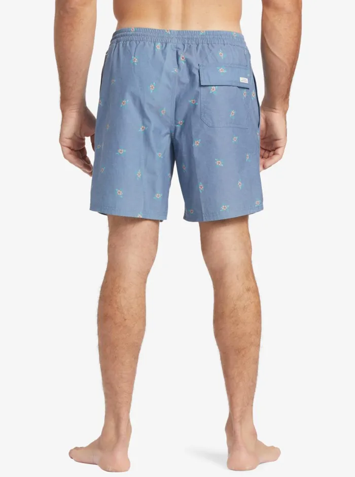Quiksilver Small Pedals 17034 Volleys Ensign Blue Small Pedals V MensWaterman Elastic Waist