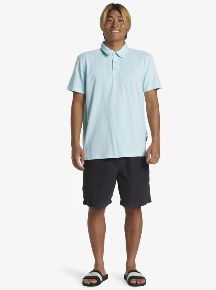 Quiksilver Sunset Cruise Polo Shirt Limpet Shell Mens Shirts and Polos Quiksilver Sunset Cruise Polo Shirt Limpet Shell Mens Shirts and Polos