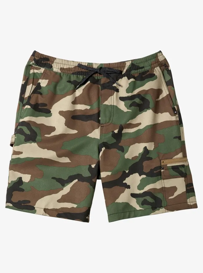 Quiksilver Taxer Cargo Amphibian 19034 Hybrid Shorts Camo Mens Shorts and Amphibians Quiksilver Taxer Cargo Amphibian 19034 Hybrid Shorts Camo Mens Shorts and Amphibians