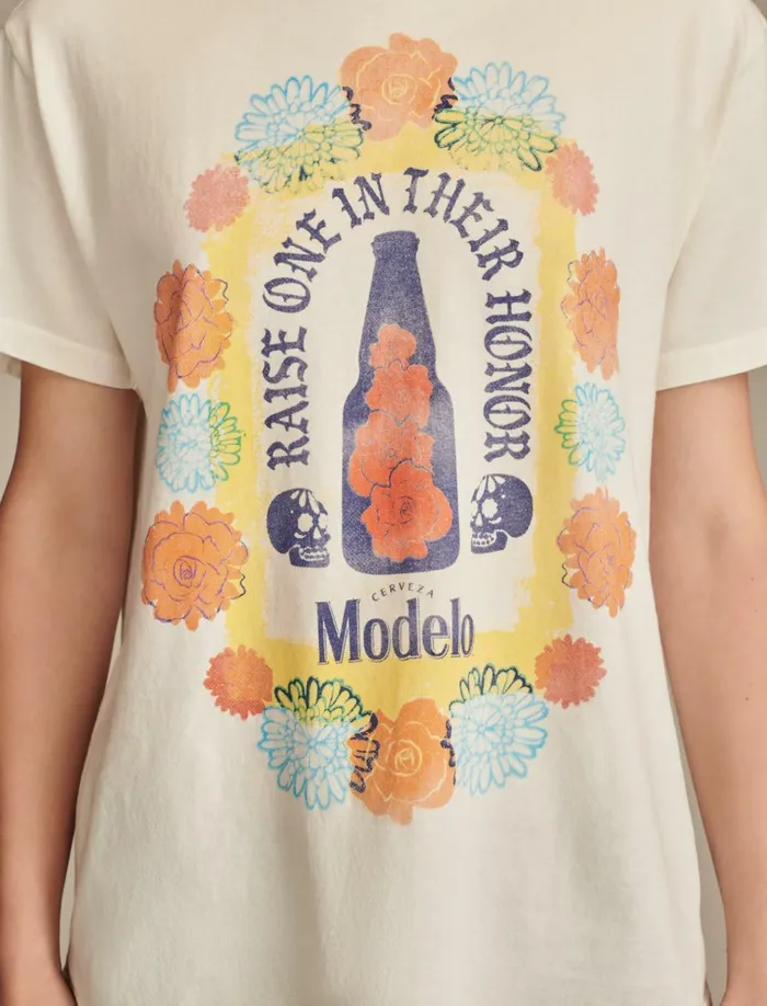 Raise One In Their Honor Boyfriend Tee Snow White Women Lucky Brand Graphic Tees