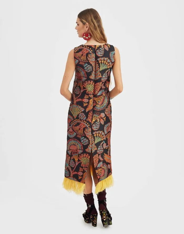Ready To Wear Dresses La Double J Column Dress Sicomore Black Ready To Wear Dresses La Double J Column Dress Sicomore Black