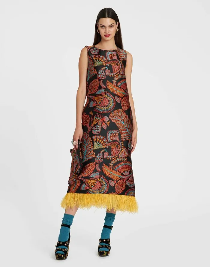 Ready To Wear Dresses La Double J Column Dress Sicomore Black Ready To Wear Dresses La Double J Column Dress Sicomore Black