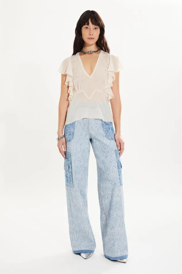 Readytowear Evening Tops Sonia Rykiel Chiffon Blouse