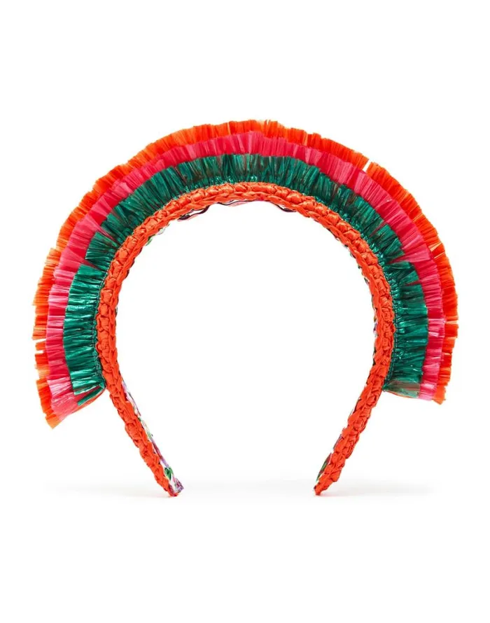 Ready To Wear Hair Accessories La Double J Halo Headband Solid Orange Ready To Wear Hair Accessories La Double J Halo Headband Solid Orange