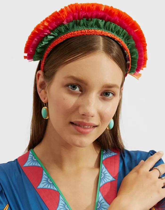 Ready To Wear Hair Accessories La Double J Halo Headband Solid Orange Ready To Wear Hair Accessories La Double J Halo Headband Solid Orange