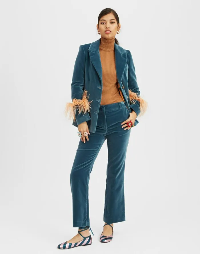 Ready To Wear Outerwear La Double J Keaton Jacket Light Blue Ready To Wear Outerwear La Double J Keaton Jacket Light Blue