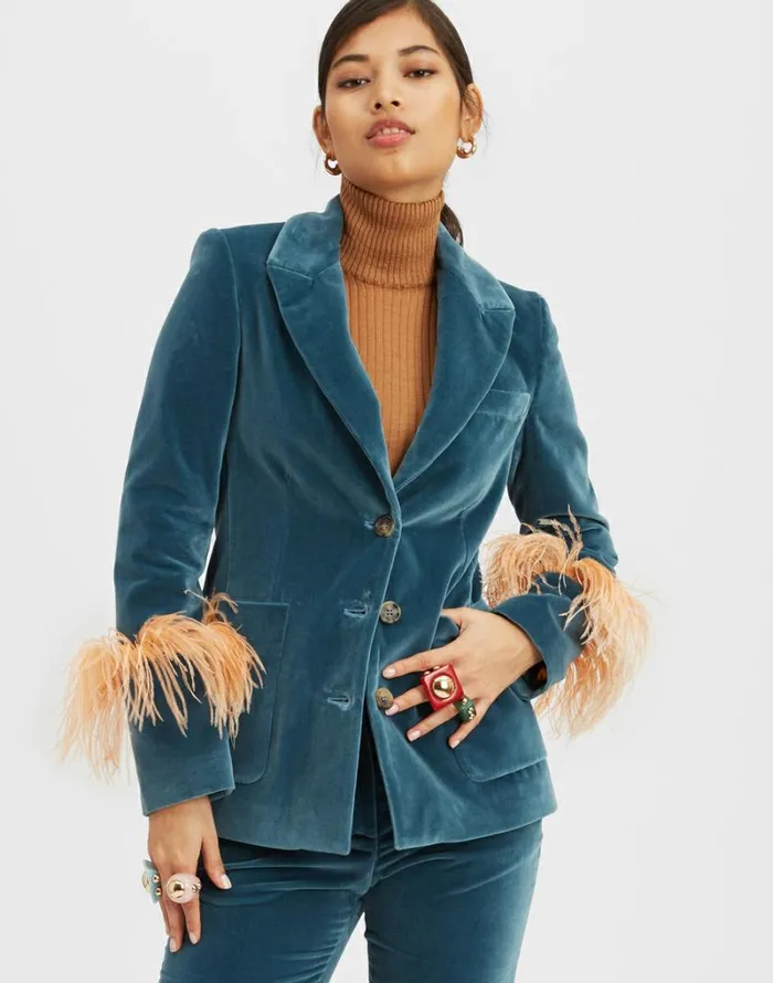 Ready To Wear Outerwear La Double J Keaton Jacket Light Blue Ready To Wear Outerwear La Double J Keaton Jacket Light Blue