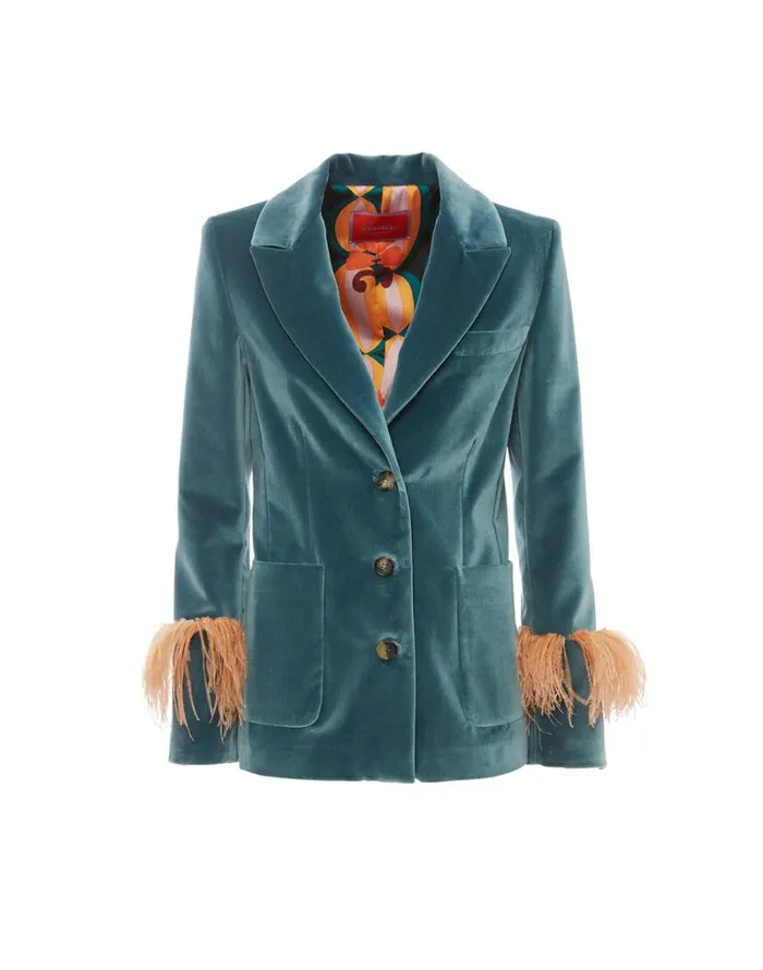 Ready To Wear Outerwear La Double J Keaton Jacket Light Blue Ready To Wear Outerwear La Double J Keaton Jacket Light Blue