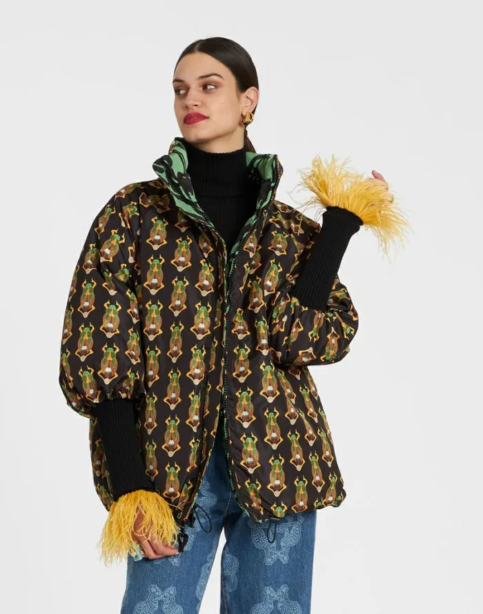 Ready To Wear Outerwear La Double J St Moritz Jacket Papyrus Green Ready To Wear Outerwear La Double J St Moritz Jacket Papyrus Green
