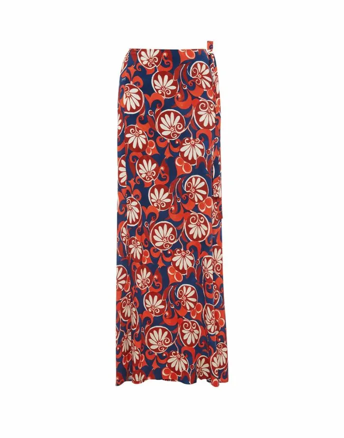 Ready To Wear Skirts La Double J Flipper Skirt Moonflower Navy