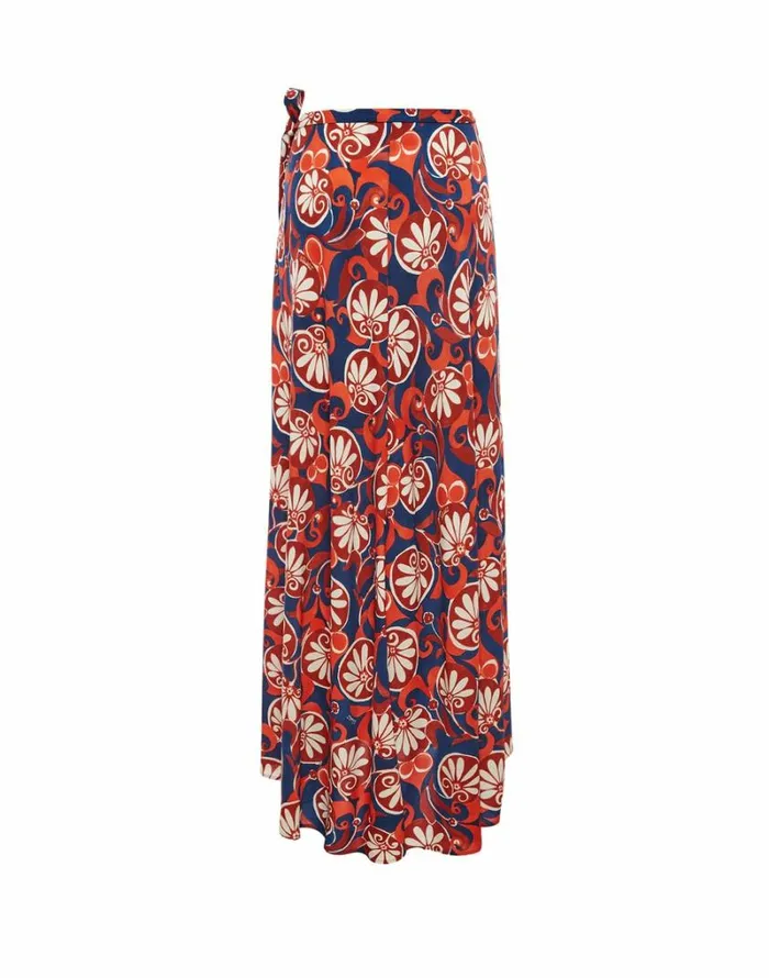Ready To Wear Skirts La Double J Flipper Skirt Moonflower Navy