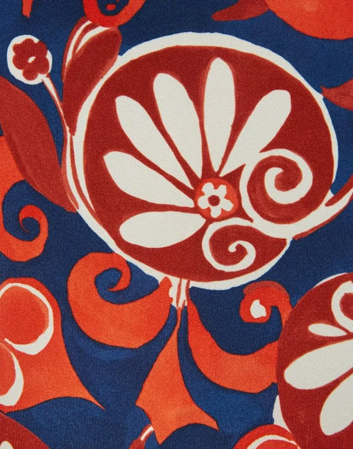 Ready To Wear Skirts La Double J Flipper Skirt Moonflower Navy