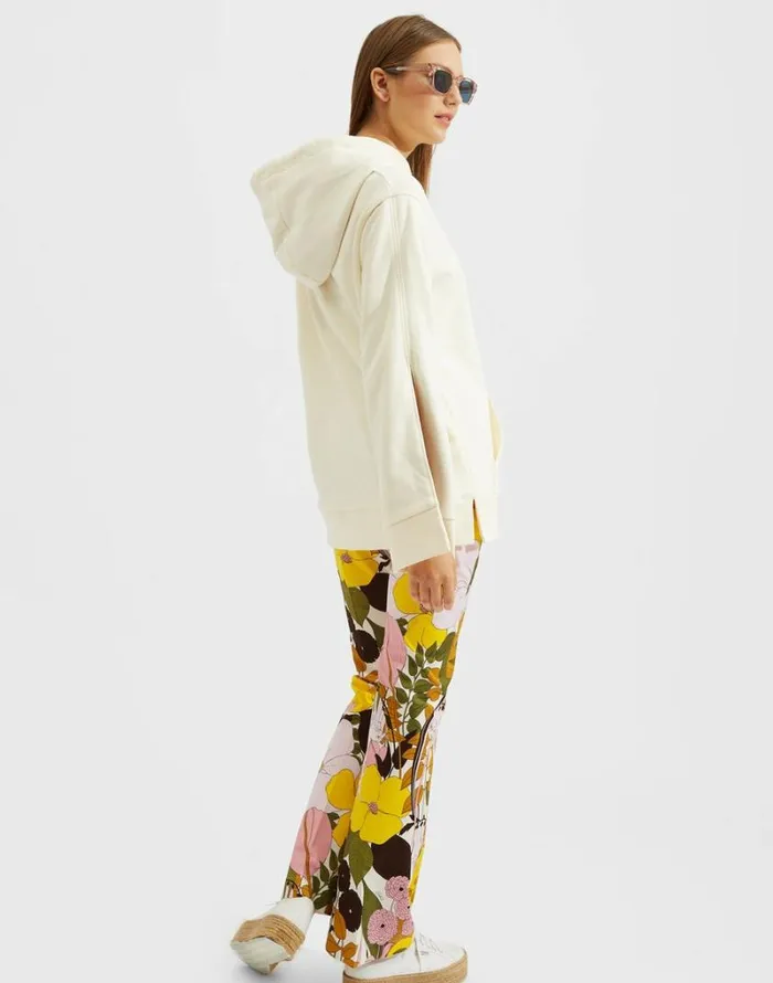 Ready To Wear TShirts and Sweatshirts La Double J Girlfriend Hoodie Solid Ivory