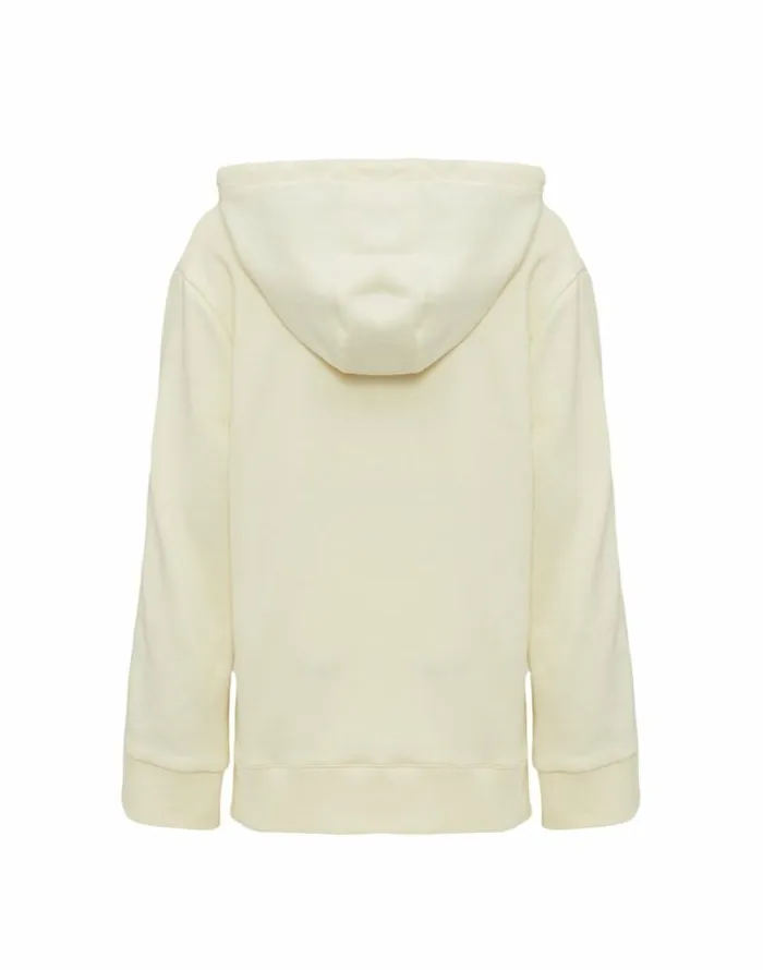Ready To Wear TShirts and Sweatshirts La Double J Girlfriend Hoodie Solid Ivory