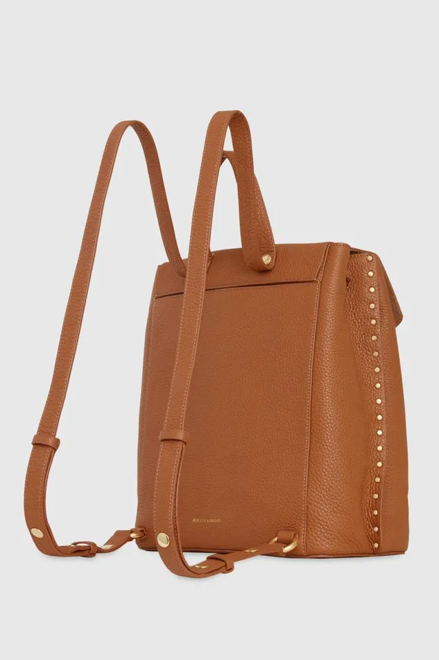 Rebecca Minkoff Backpacks Darren Signature Backpack Caramelloantique Brass 8211 Handbags