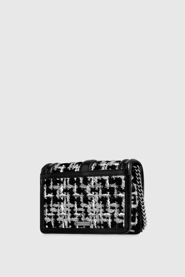Rebecca Minkoff Crossbody Bags Chevron Quilted Small Love Crossbody Blackgunmetal 8211 Handbags