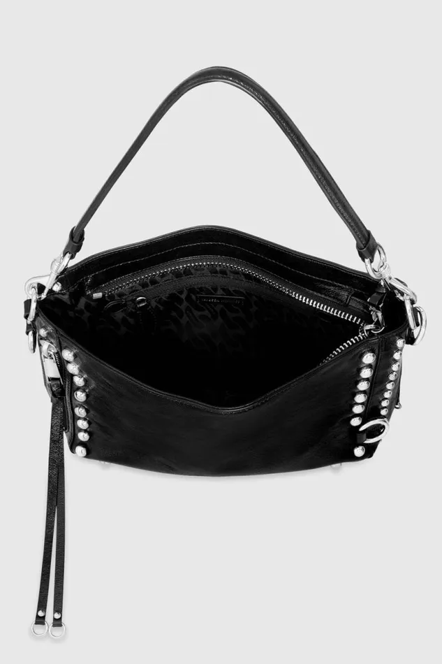 Rebecca Minkoff Crossbody Bags MAB Crossbody With Studs Blacksilver 8211 Handbags Rebecca Minkoff Crossbody Bags MAB Crossbody With Studs Blacksilver 8211 Handbags