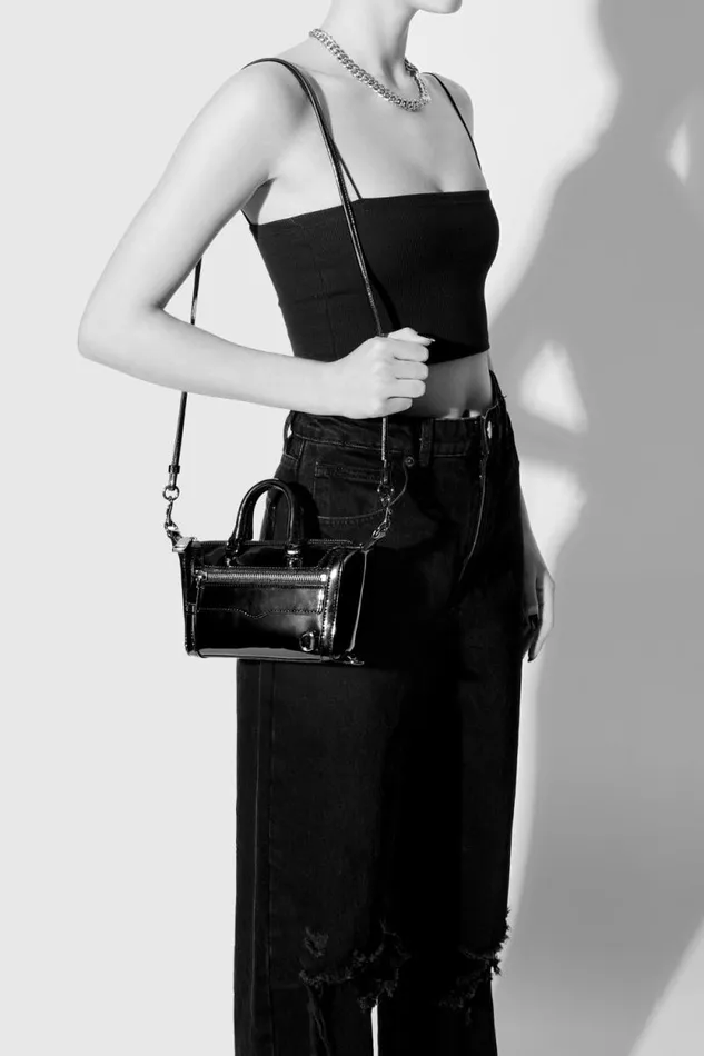 Rebecca Minkoff Crossbody Bags Micro Mini MAB Silversilver 8211 Handbags Rebecca Minkoff Crossbody Bags Micro Mini MAB Silversilver 8211 Handbags