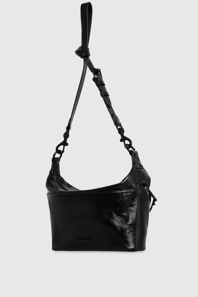 Rebecca Minkoff Crossbody Bags Small Julian Crossbody Blackblack Shellac 8211 Handbags