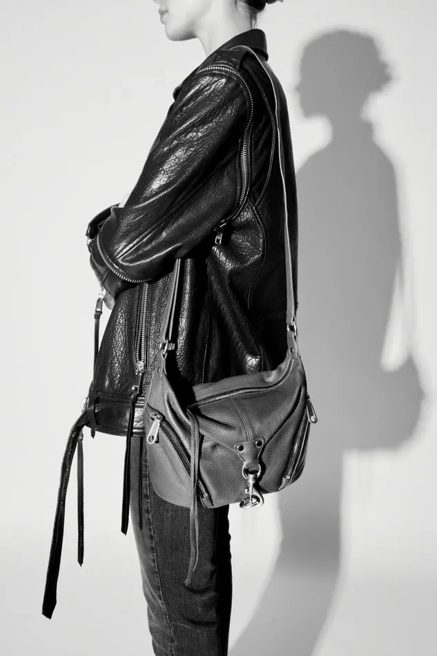 Rebecca Minkoff Crossbody Bags Small Julian Crossbody Blackblack Shellac 8211 Handbags