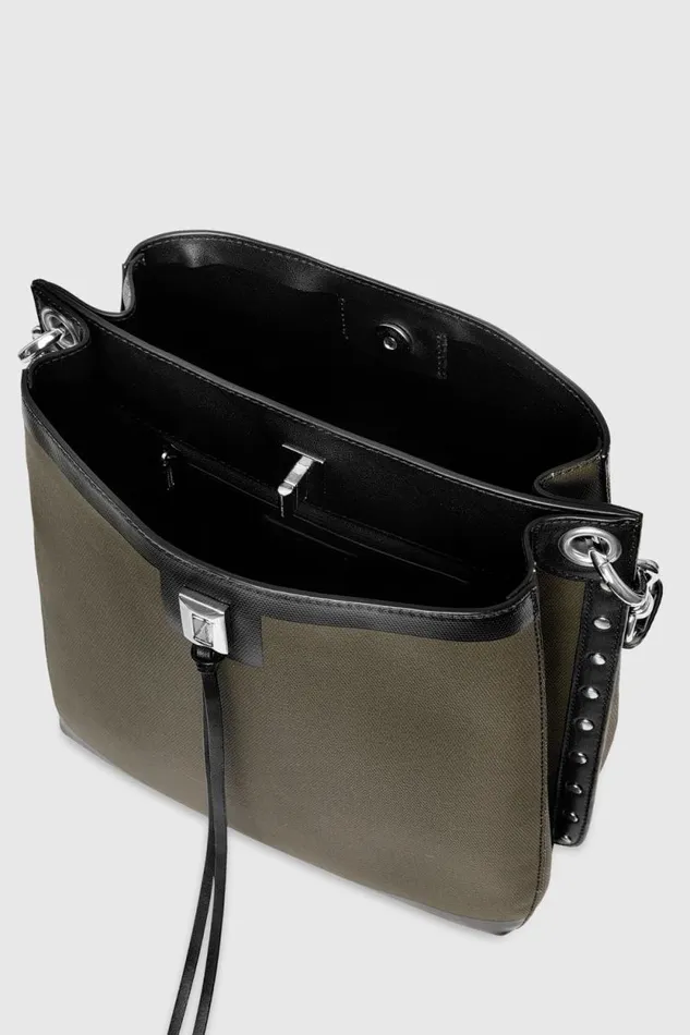 Rebecca Minkoff Shoulder Bags Darren Shoulder Bag Militarysilver 8211 Handbags