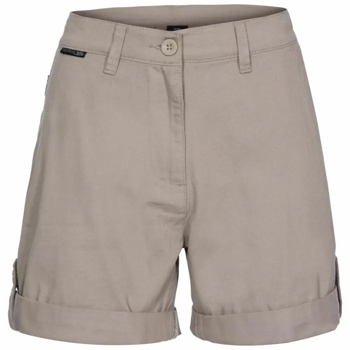Rectify Breathable Cotton Shorts Storm Grey Women Trespass Shorts