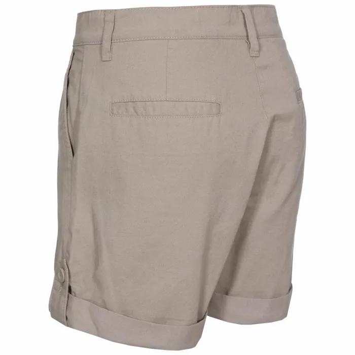 Rectify Breathable Cotton Shorts Storm Grey Women Trespass Shorts