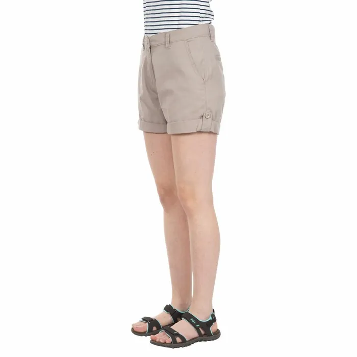 Rectify Breathable Cotton Shorts Storm Grey Women Trespass Shorts