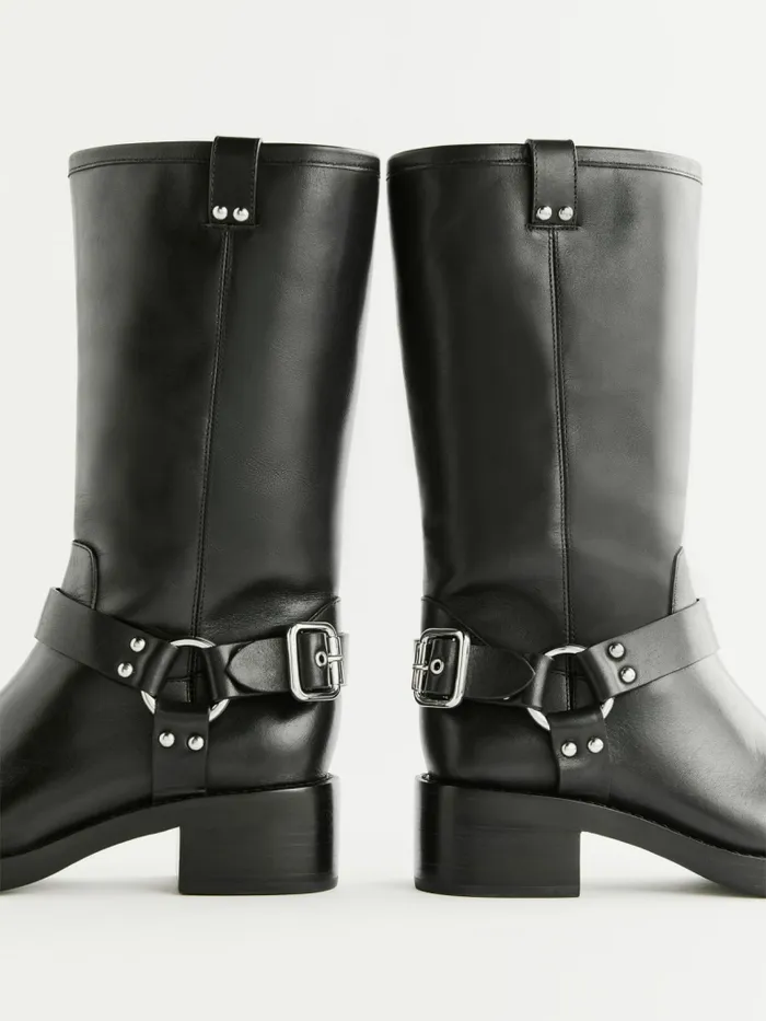 Reformation Boots Francesca Moto Boot Black 8211 Women