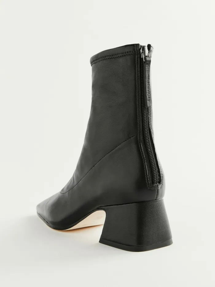 Reformation Boots Remington Ankle Boot Black Leather 8211 Women Reformation Boots Remington Ankle Boot Black Leather 8211 Women