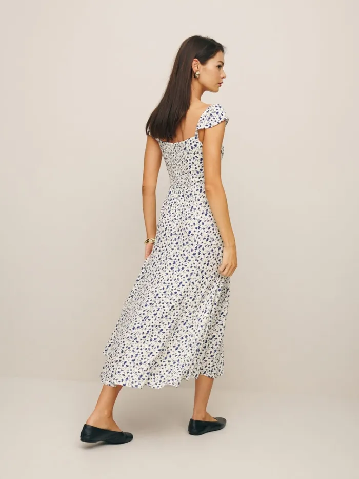 Reformation Dresses Bryson Dress Mykonos 8211 Women Reformation Dresses Bryson Dress Mykonos 8211 Women