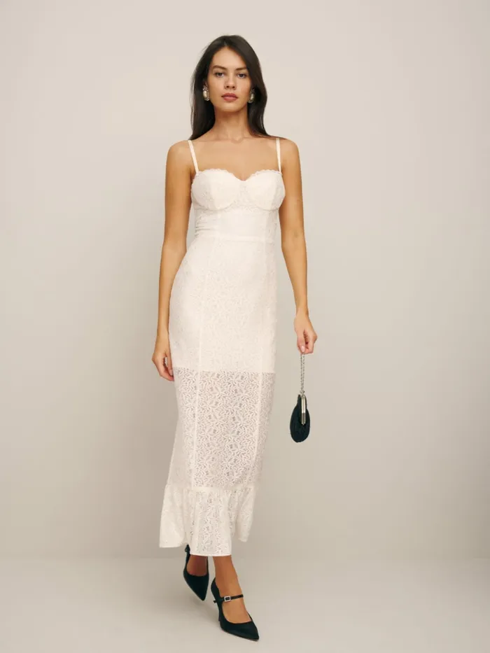 Reformation Dresses Canice Dress Ivory Lace 8211 Women Reformation Dresses Canice Dress Ivory Lace 8211 Women