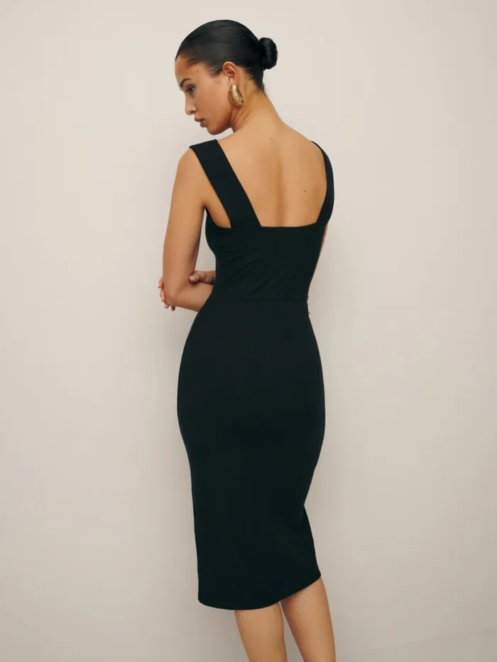Reformation Dresses Cassi Knit Dress Black 8211 Women