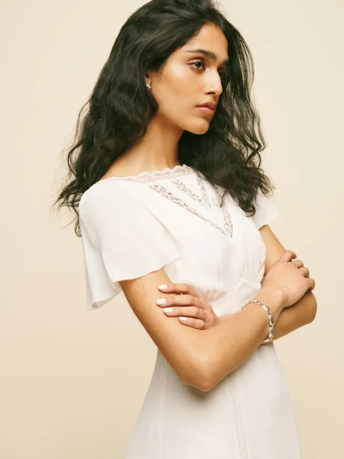 Reformation Dresses Domini Dress White 8211 Women Reformation Dresses Domini Dress White 8211 Women