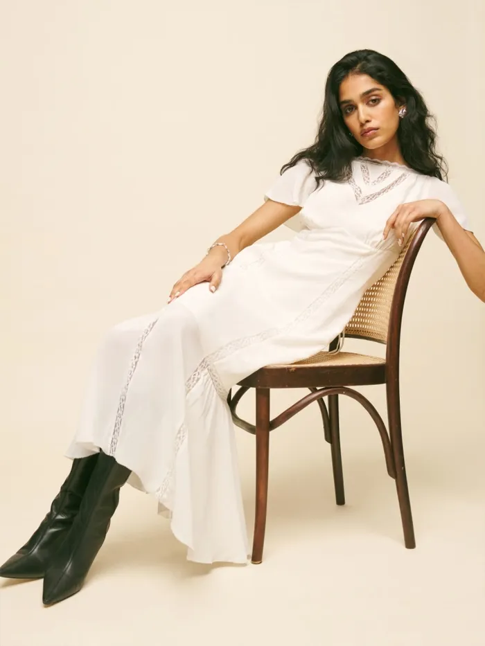Reformation Dresses Domini Dress White 8211 Women Reformation Dresses Domini Dress White 8211 Women