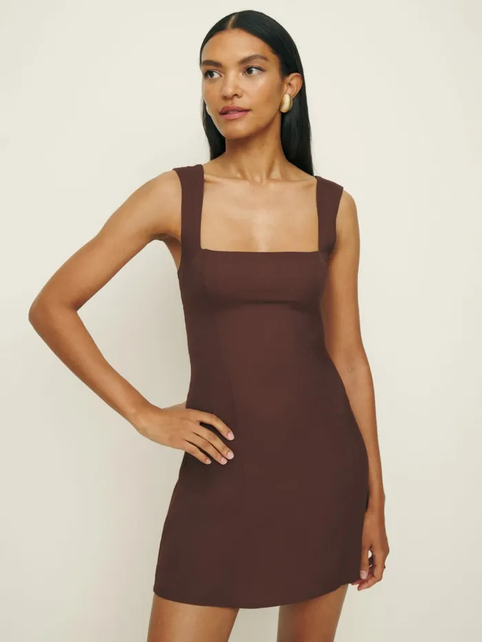 Reformation Dresses Gabin Dress Cafe 8211 Women Reformation Dresses Gabin Dress Cafe 8211 Women