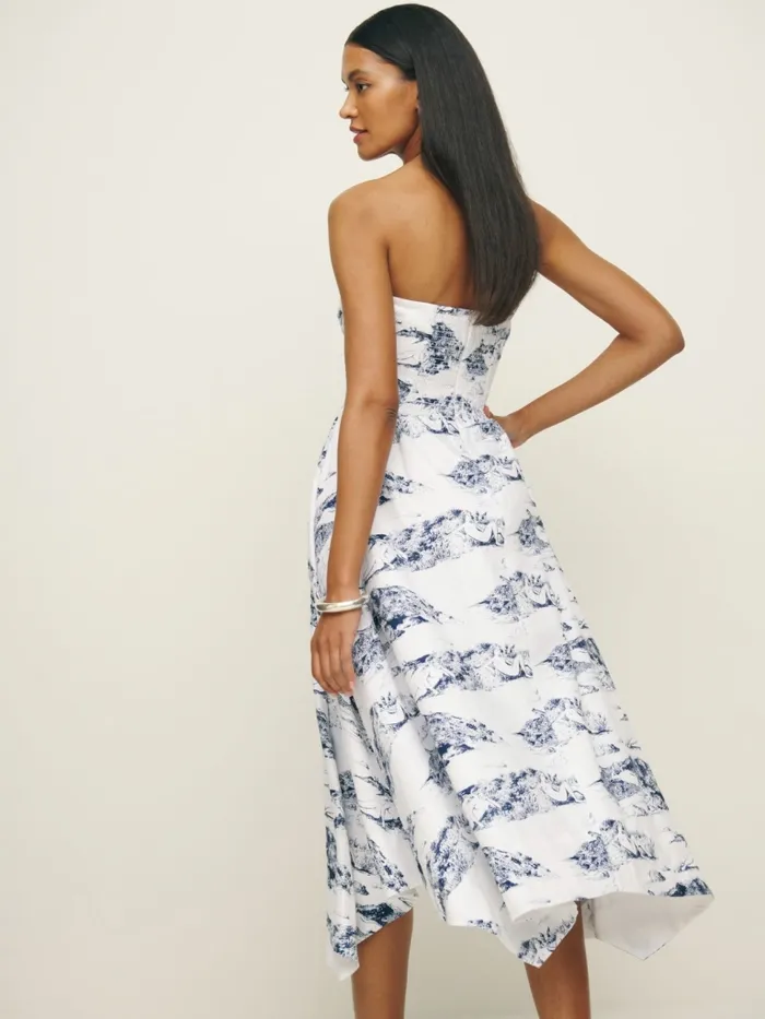 Reformation Dresses Grazi Linen Dress Covina 8211 Women Reformation Dresses Grazi Linen Dress Covina 8211 Women