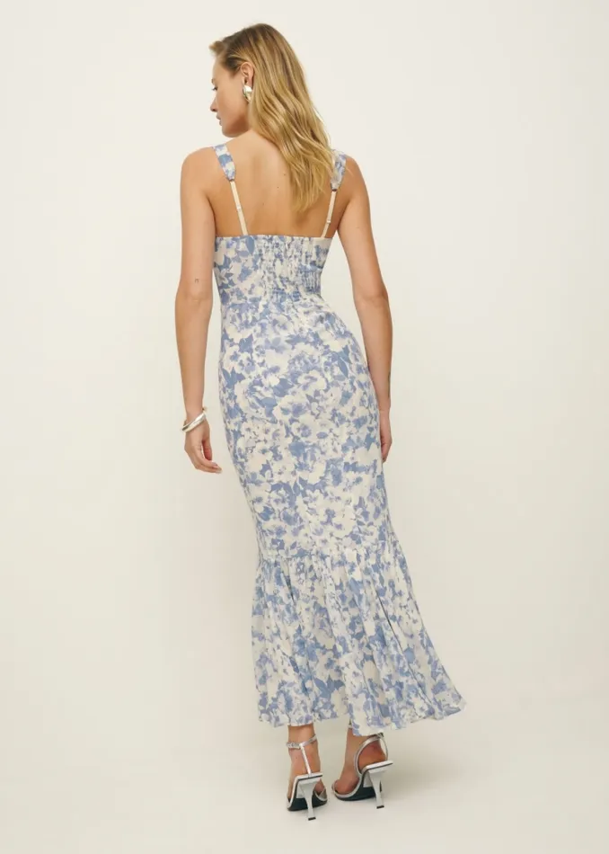Reformation Dresses Irisa Dress Larkspur 8211 Women Reformation Dresses Irisa Dress Larkspur 8211 Women