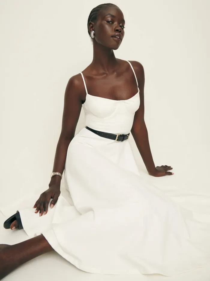 Reformation Dresses Serene Knit Dress Fior Di Latte 8211 Women Reformation Dresses Serene Knit Dress Fior Di Latte 8211 Women